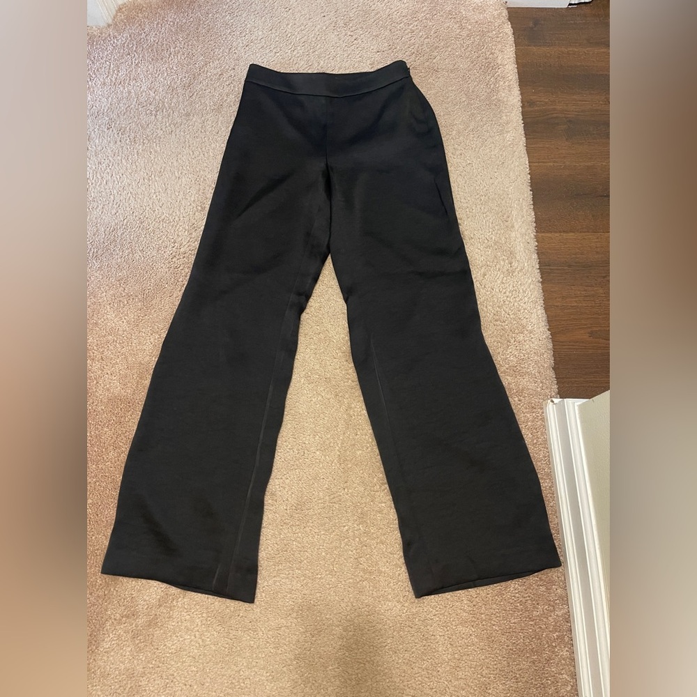 Ann Taylor black pants satin size 0